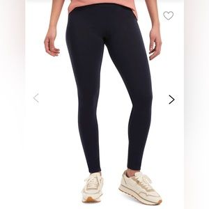 NWT Hue Cotton Blackout Leggings, Wide Waistband (black) size XL
